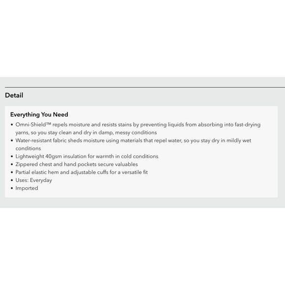 Men Columbia Northern Utilizer II Jacket Omni Shield in Black Size Large - Picture 10 of 10